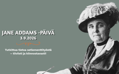 Verkkoseminaari | Jane Addams -päivä – tutkittua tietoa setlementtityöstä03/09/2026